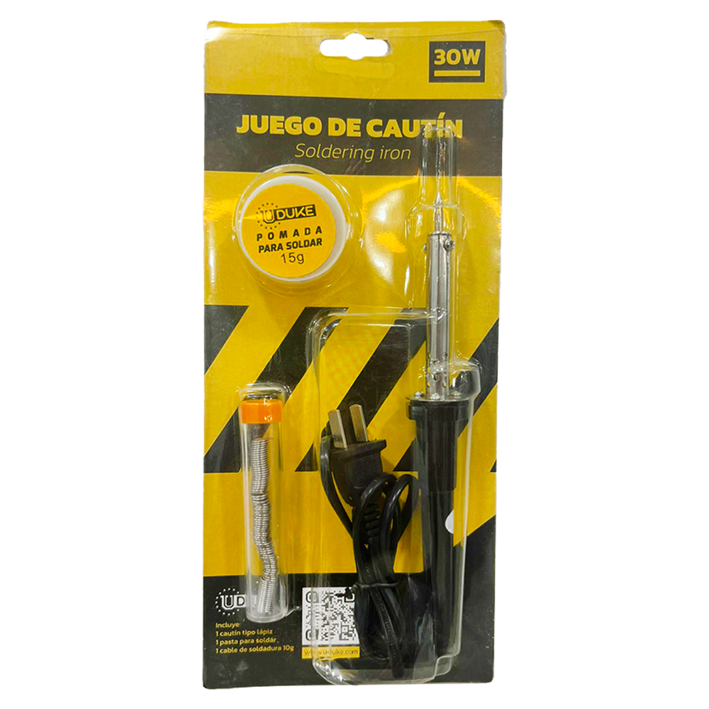CAUTIN PASTA 30W CON REPUESTO UDUKE (POMADA + ESTANO) (HT1109)