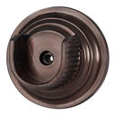 ACCESORIO CORTINERO PLAFON CAFE EN U (ABIERTO) 1/2 PAQ X 4 UDUKE