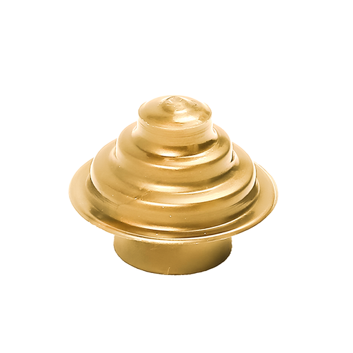 ACCESORIO CORTINERO TERMIINAL DORADO ESCALERA 1 PAQ X 2 UDUKE