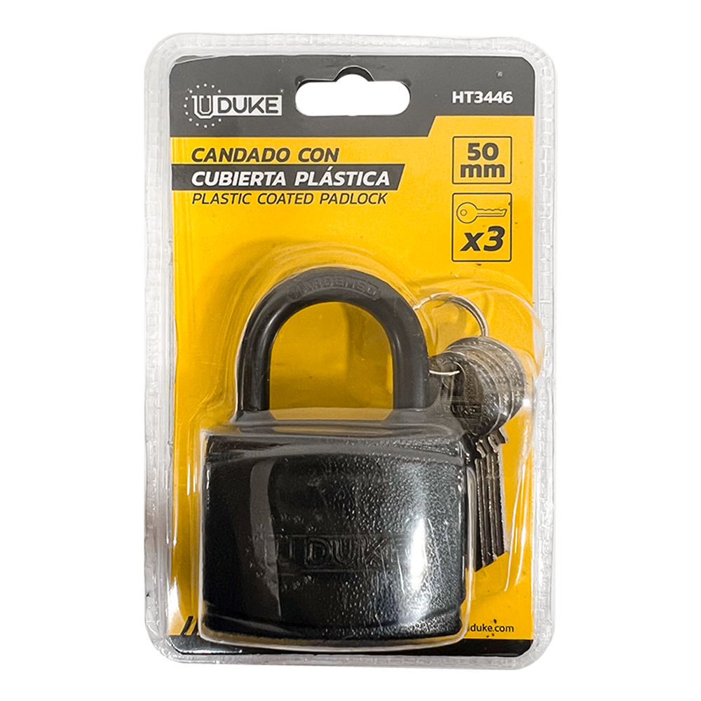 CANDADO NEGRO INTERPERIE 50MM UDUKE (HT3446)