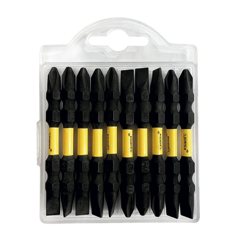 PUNTAS TALADRO DOBLE X 10PCS PALA Y ESTRIA UDUKE (HT1035)