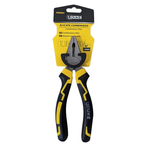 ALICATE PROFESIONAL UDUKE AMARILLO-NEGRO  6 (HT20001)
