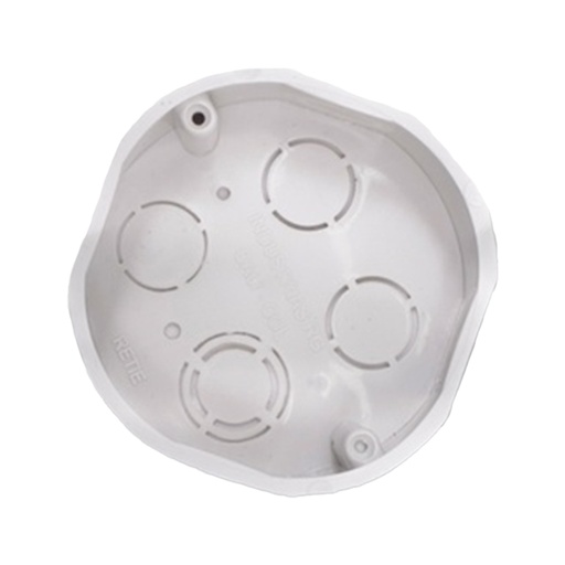 CAJA PLASTICA OCTAGONAL BLANCA CERTIFICADA PQT X 1 UDUKE