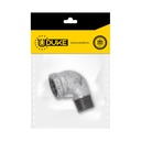 GALVANIZADO CODO MACHO 1/2 (FINO CODO CALLE) PQT X 1 UDUKE