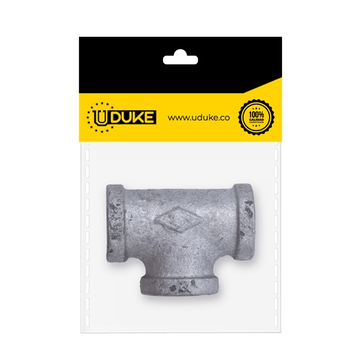 GALVANIZADO TE 1/2 PAQ X 1 UDUKE