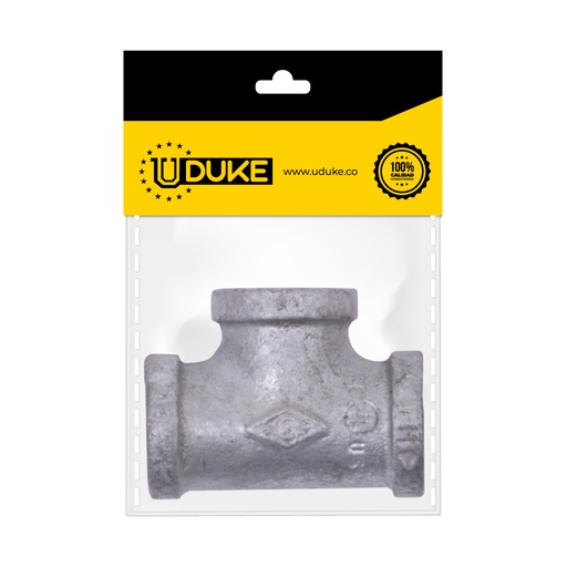 GALVANIZADO TEE 1/2 FINO PQT X 1 UDUKE