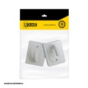 GANCHO ADHESIVO JUMBO BISELADO # 4 (480) PQT X 2 UDUKE