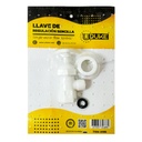 LLAVE REGULACION PLASTICA SENCILLA EN BLISTER UDUKE (7052)