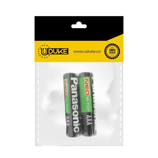 PILA SENCILLA AAA PQT X 2 UNS UDUKE