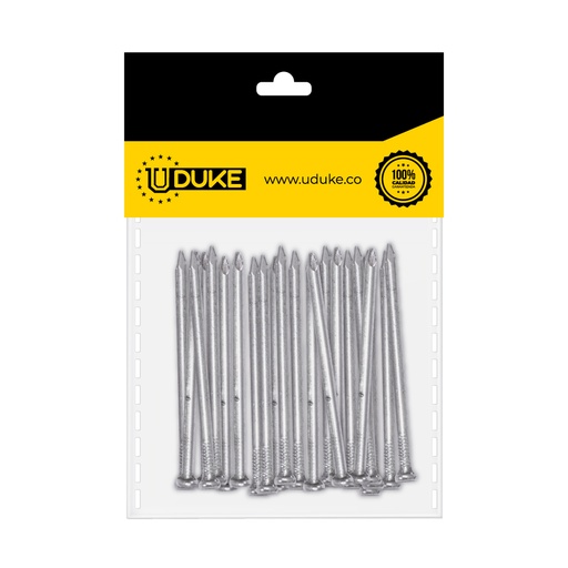 PUNTILLA COMUN CON CABEZA 2 PQT X 20 UDUKE