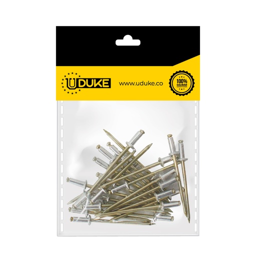 REMACHE POP 4-3 (1/8X5/16) NATURAL PQT X 25 UDUKE