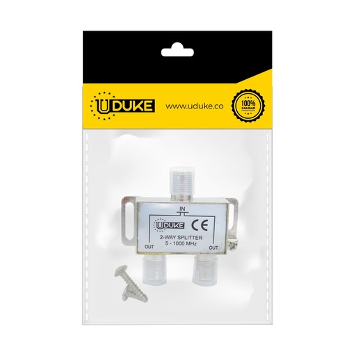 SPLITTER TV X 2 SALIDAS FINO PQT X 1 UDUKE