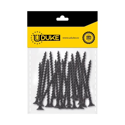 TORNILLO DRYWALL 6X2 PQT X 25 UDUKE