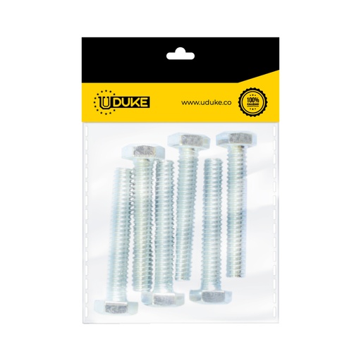 TORNILLO HEXAGONAL 1/4*11/4 PAQ X 6 UDUKE