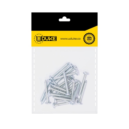 TORNILLO LAMINA PHILLIPS ZINCADO 10*1 PQT X 10 UDUKE