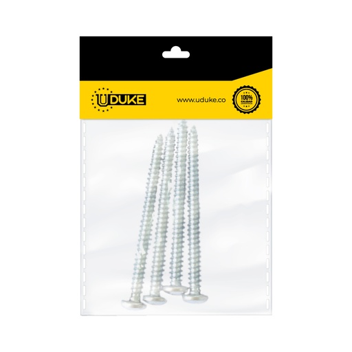 TORNILLO LAMINA PHILLIPS ZINCADO 10*21/2 PQT X 4 UDUKE