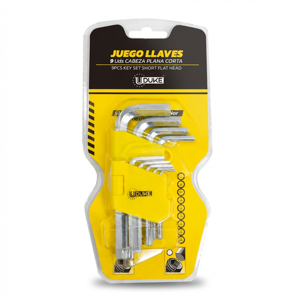 LLAVE ALEM JUEGO X 9 PCS CORTA UDUKE (HT2264)