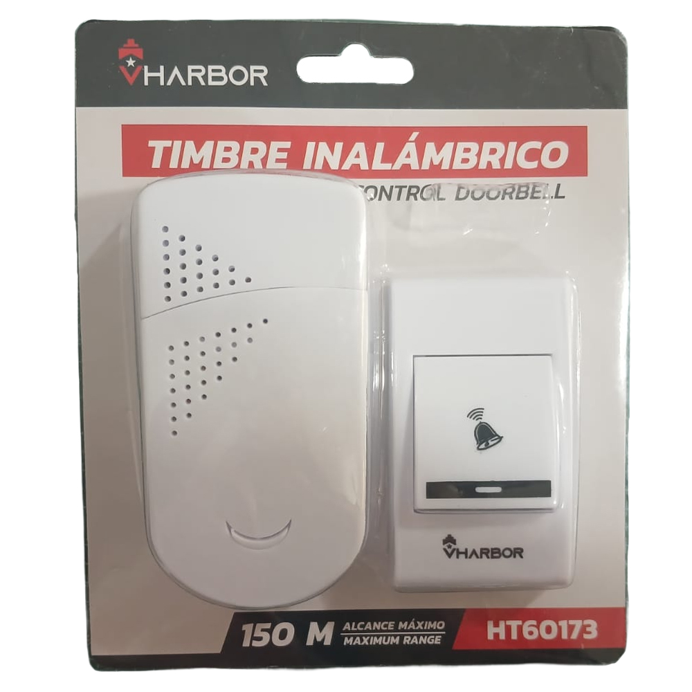TIMBRE INALAMBRICO ENERGIA UDUKE FRECUENCIA GENERAL (ALCANCE ENTRE 30 Y 150 MTRS) (HT60173)