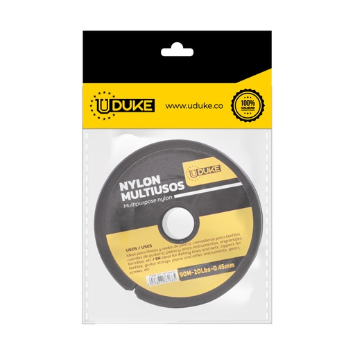 NYLON 20 LBS 0.45 PQT X 1 UDUKE