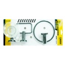 KIT ACCESORIOS PARA BAÑO X 3 PIEZAS NEGRO UDUKE  (HT2165)