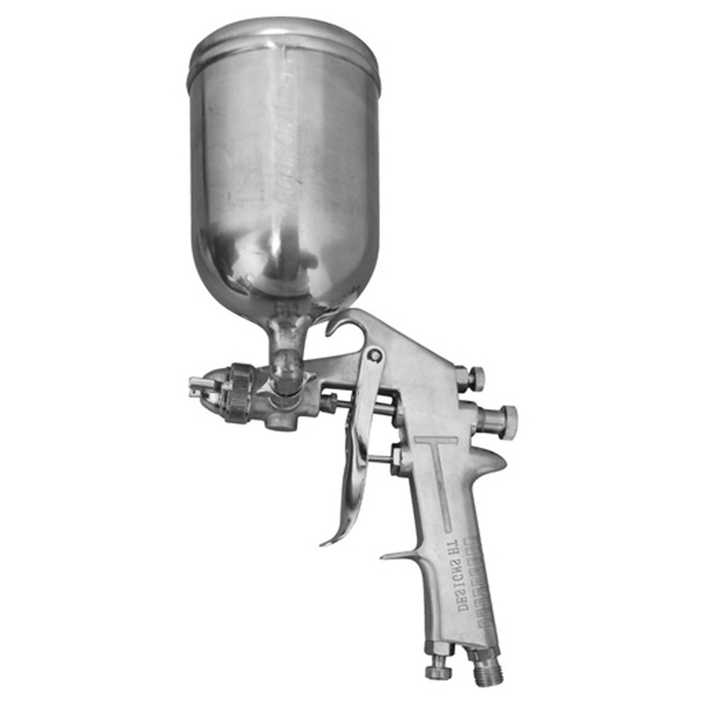 AEROGRAFO UDUKE PROFESIONAL USA VASO DE 400 CC PISTOLA F-75 CROMADA (HT30561)