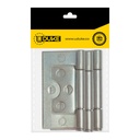 BISAGRA OMEGA ZINCADA 3" C.14 PQT X 3 UDUKE