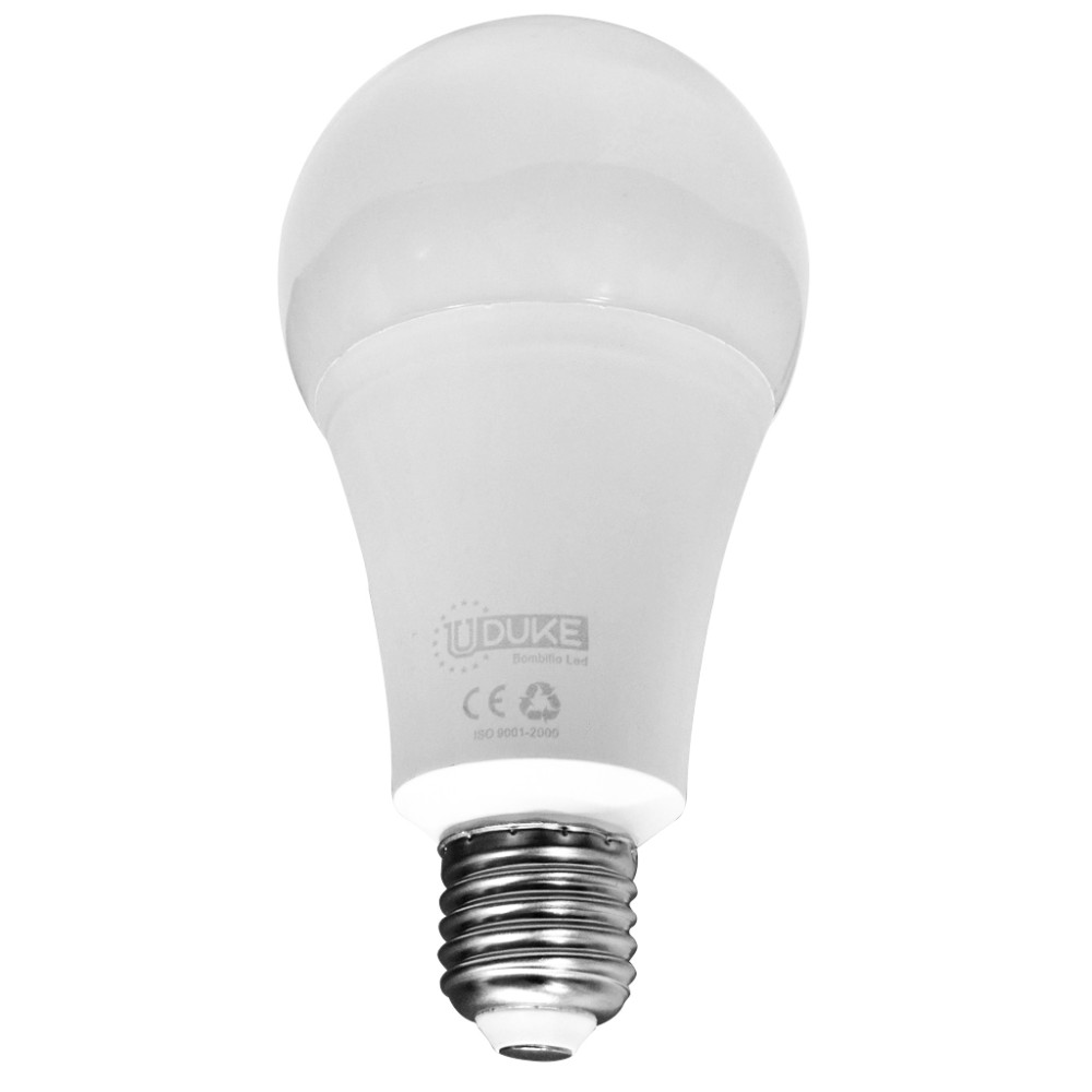 BOMBILLO LED 18W UDUKE LUZ DIA E27 MULTIVOLTAGE (6500K) (LD-18W/W) (HT80400) (GARANTIA 2 ANOS)(35073B)