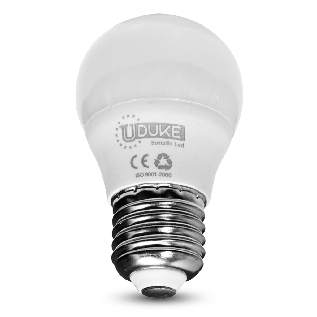 BOMBILLO LED 3W UDUKE LUZ DIA E27 MULTIVOLTAGE (NEVERA) (6500K) (A50) (HT80394)