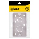 CAJA PLASTICA 2X4 BLANCA CERTIFICADA PQT X 1 UDUKE