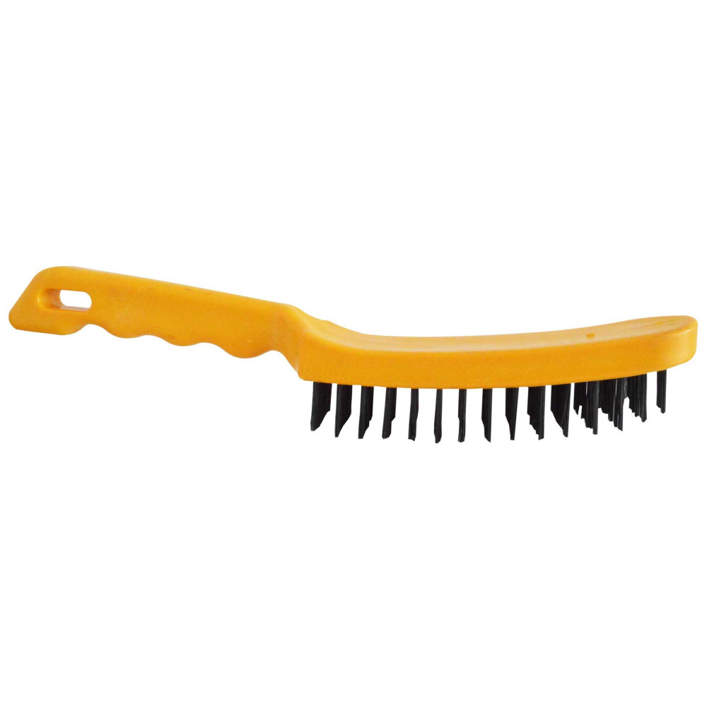 CEPILLO ACERO SIN ESPATULA M/PASTA  AMARILLO HT 6 LINEAS 106 (CPMY-106)(HT30571)