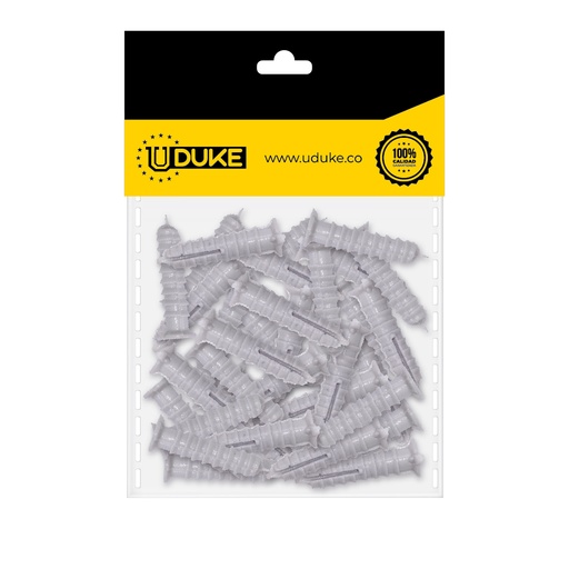 CHAZO 3/16 PLASTICO ESTRIADO PQT X 40 UDUKE