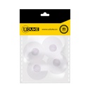 CHUPA ADHESIVA TRANSPARENTE # 3 PQT X 4 UDUKE