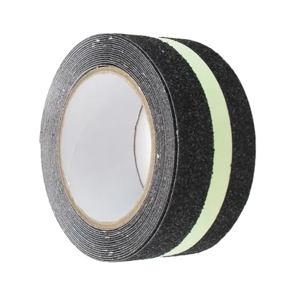 CINTA ADHESIVA ANTIDESLIZANTE 2 X 20 MTS REFLECTIVA NEGRA UDUKE (HT90376