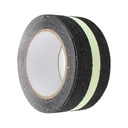 CINTA ADHESIVA ANTIDESLIZANTE 2 X 20 MTS REFLECTIVA NEGRA UDUKE (HT90376