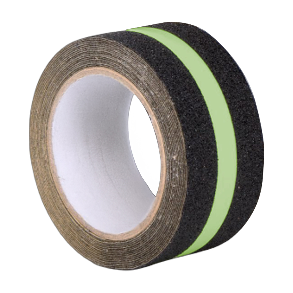 CINTA ADHESIVA ANTIDESLIZANTE 2 X 5 MTS REFLECTIVA NEGRA UDUKE (HT90374)