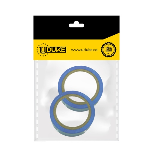 CINTA AISLANTE PEQUEÑA AZUL PAQ X 2 UDUKE