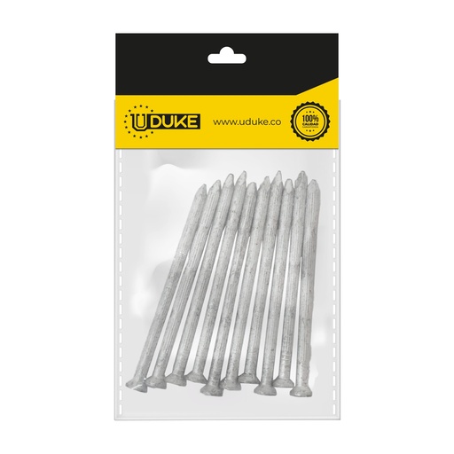 CLAVO ACERO VERTICAL 3" PQT X 10 UDUKE