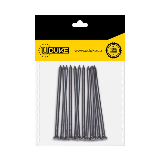 CLAVO LISO 2 1/2" ACERO PQT X 12 UDUKE*