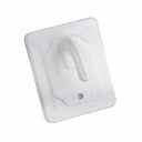 GANCHO ADHESIVO CURVO ALETA MEDIANO # 2 PQT X 4 UDUKE