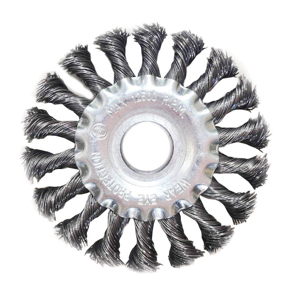 GRATA CIRCULAR ESMERIL ENTORCHADA 4" UDUKE (HT1135)