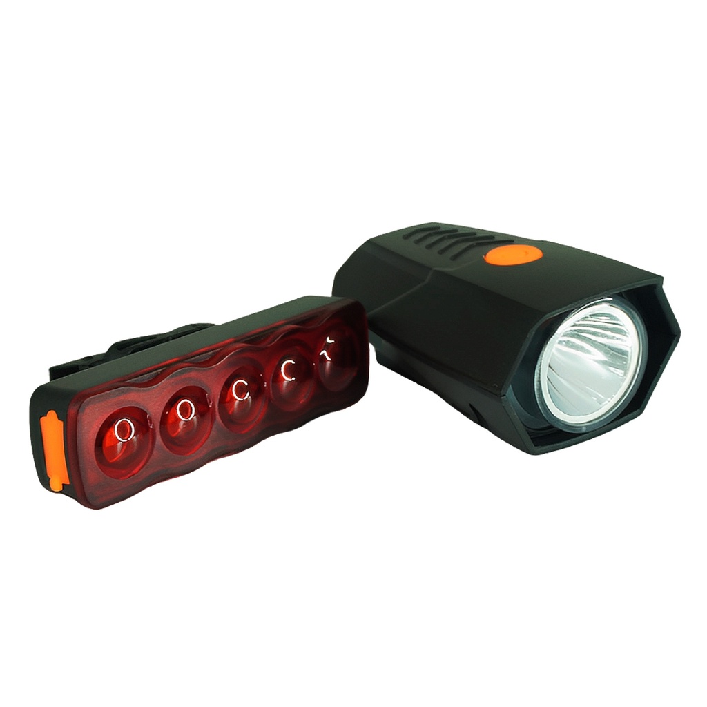 KIT DE LUZ LED PARA BICICLETA UDUKE (HT2211)