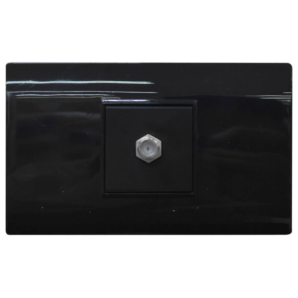 LINEA BK PLUS NEGRA INCRUSTAR TOMA TV (118K-18-BLK) (HT20727)