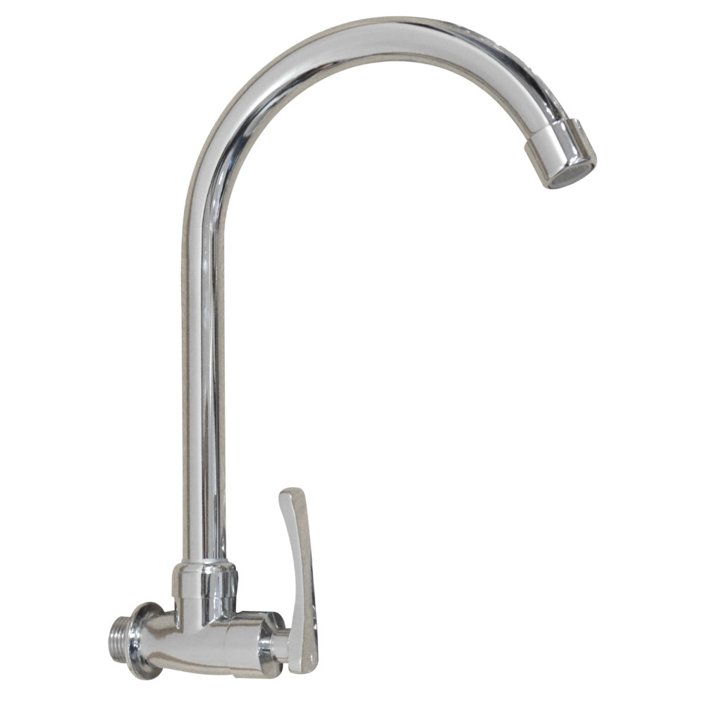 LLAVE CUELLO GANSO P/ALETA PARED UDUKE INOXIDABLE (HT60092)