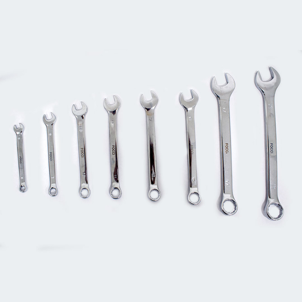 LLAVE MIXTA JUEGO X 8 PCS TODO EN 1 (8-19 MM+5/ 16-3/4+TORX+ALLEN) 32 MEDIDAS CON ESTUCHE CR/V UDUKE (HTY0035)(1010035)