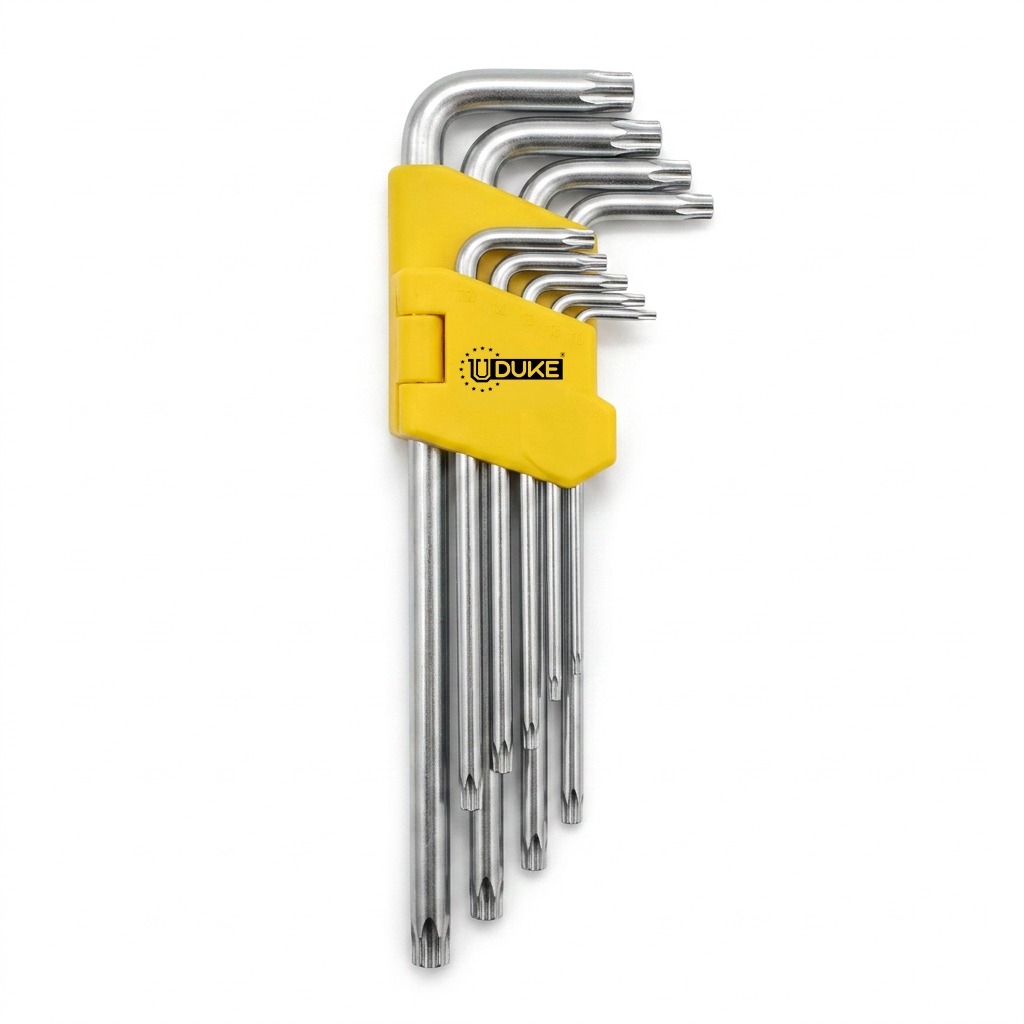 LLAVE TORX JUEGO X 9 PCS LARGA UDUKE

 (HT2263)
