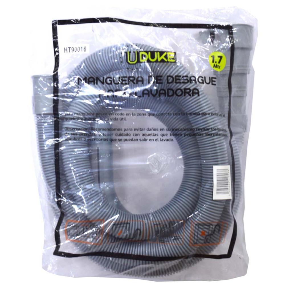 MANGUERA LAVADORA DESAGUE 3 BOCAS 1.7 MTS UDUKE (HT90016)