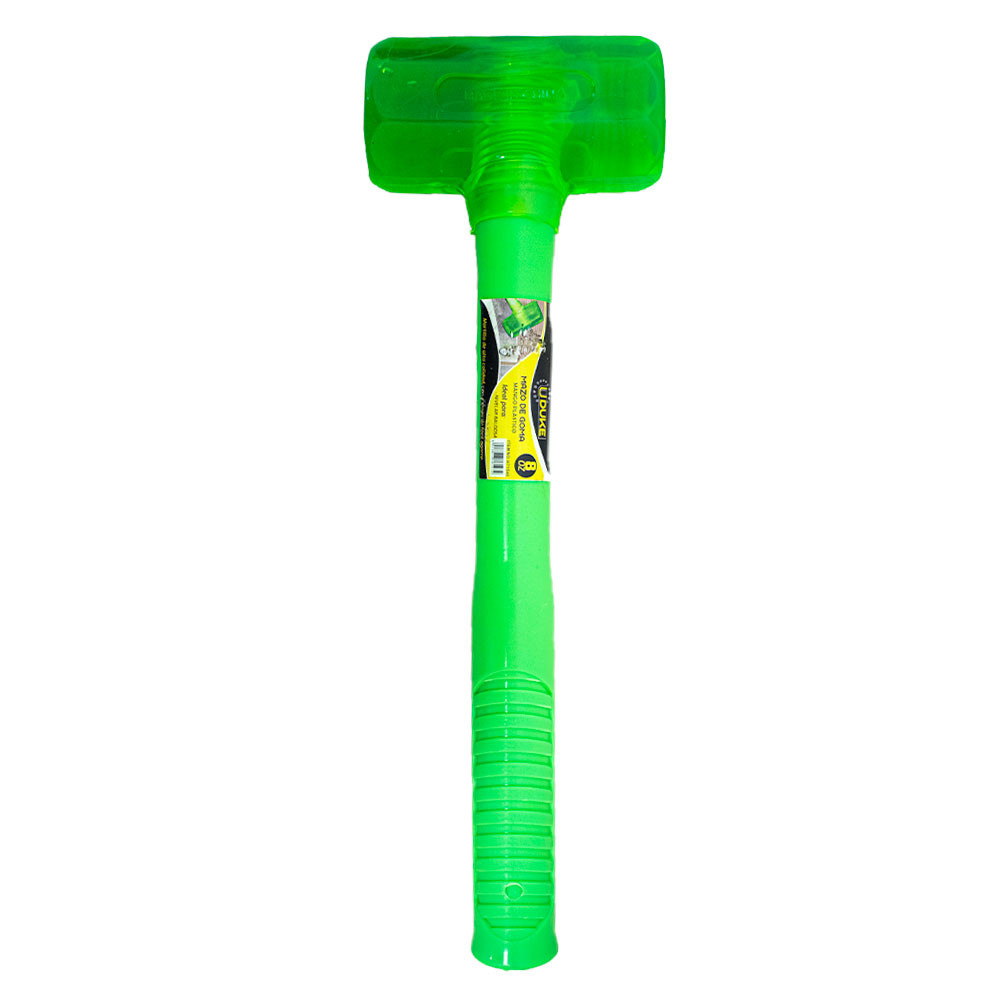 MARTILLO CHIPOTE 570 GRS  VERDE SILICONADO UDUKE (HT1542)