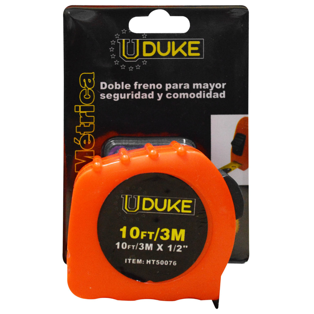 METRO 3 MTS NARANJA EN BLISTER UDUKE (HT50076