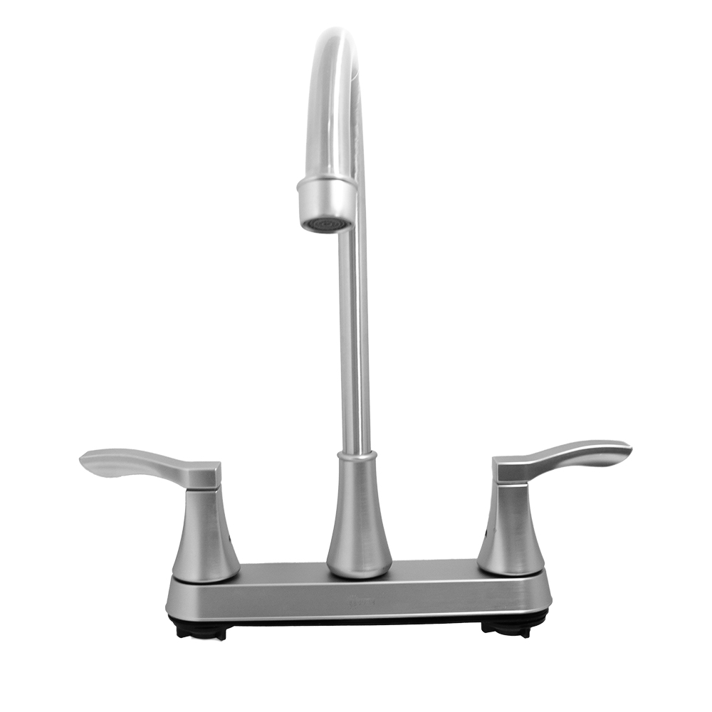 MEZCLADOR LAVAPLATOS ALETA 8" SATINADO ABS UDUKE  (HT2168)