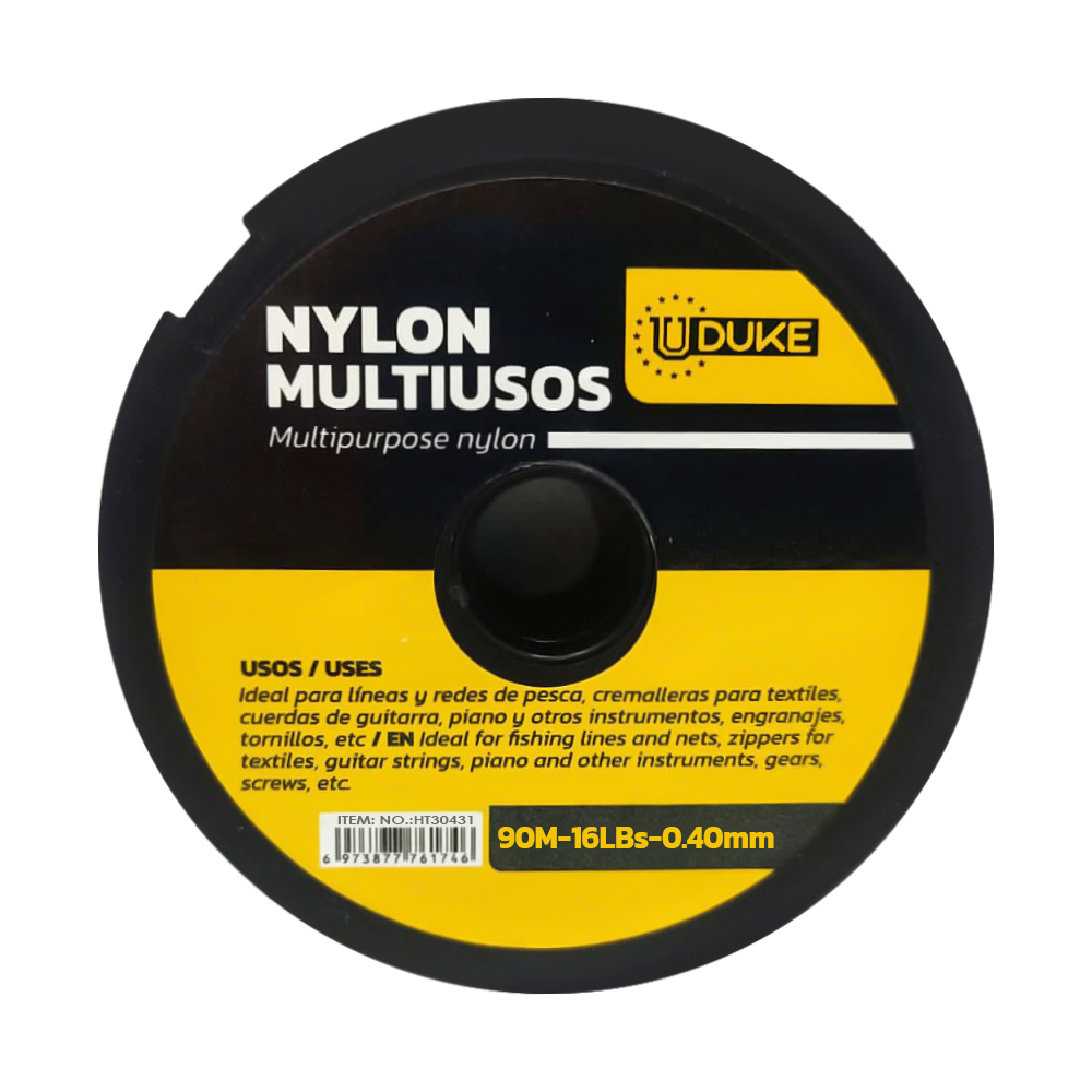 NYLON UDUKE 16 LBS 0.40  (PAQ X 5) (PRECIO X UND) (HT30431)